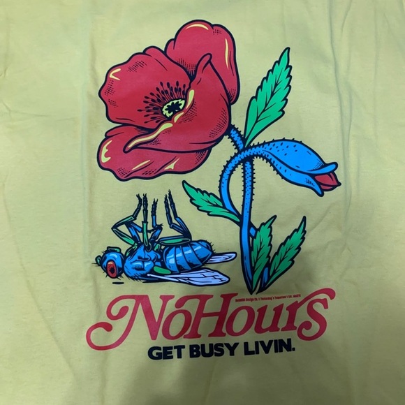 No Hours T-Shirt Size Medium NEW without tags - Picture 3 of 5